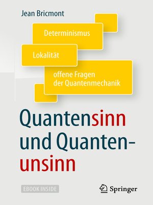 cover image of Quantensinn und Quantenunsinn
